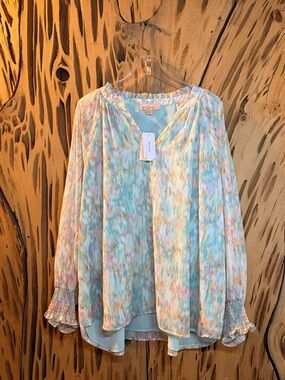 NWT Philosophy Republic Clothing Pastel Top. Size: 2XL MSRP $68